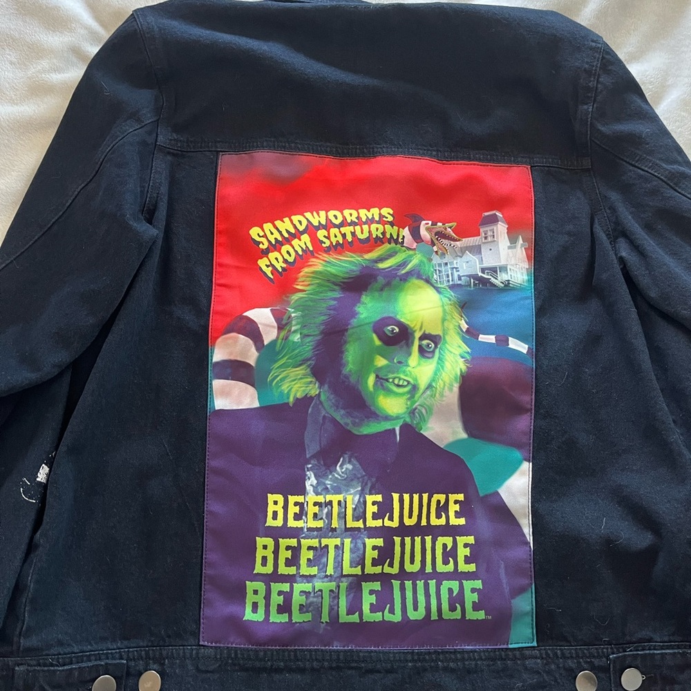Beetlejuice jean jacket